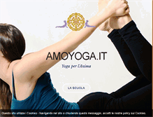 Tablet Screenshot of amoyoga.it